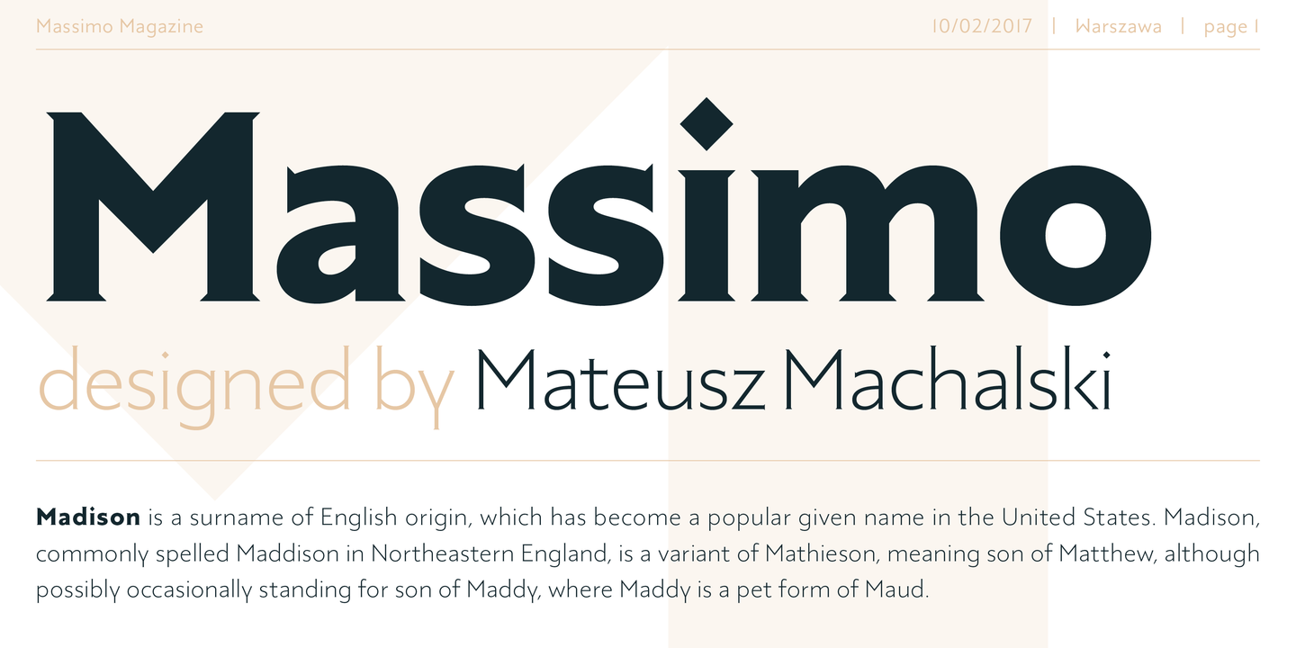 Font Massimo